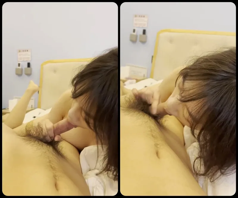 Người yêu ngoan bú láp chuối bự của anh