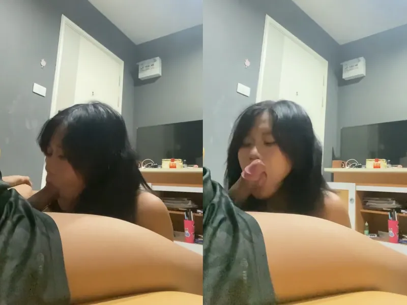 Em mê mút cu đến mức ho sặc sụ p1